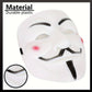 Anonym Halloween maska | Prémiová kolekcia s metalickým povrchom