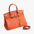 Designer leather bag for women