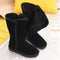 Botas de neve quentes para mulheres - botas de inverno aconchegantes com forro macio