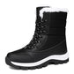 Sapatos de neve à prova d'água para mulheres - botas de inverno com isolamento térmico e sola antiderrapante