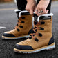 Botas de invierno para hombre – Botas de nieve cálidamente forradas con suela antideslizante