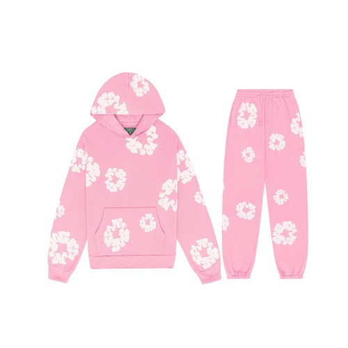 ModaDenim - Unisex Viral Blomster træningsdragt med ikoniske print