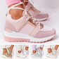 Γυναικεία sneakers με πλατφόρμα και σφήνα | Άνετα παπούτσια πεζοπορίας με πλατφόρμα