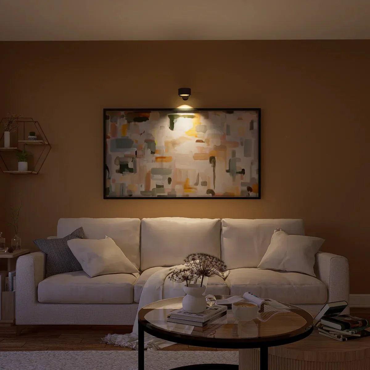 Magnetyczna i bezprzewodowa lampa ścienna Easystick – samoprzylepna i ładowalna lampa LED