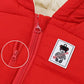 Roupa de inverno quente e aconchegante para bebês com orelhas