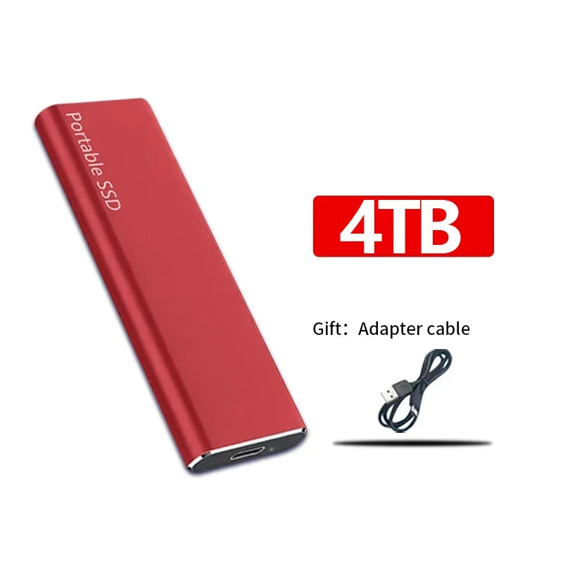 Hurtig ekstern SSD-harddisk - moderne og kompakt - 128TB/16TB/4TB/1TB
