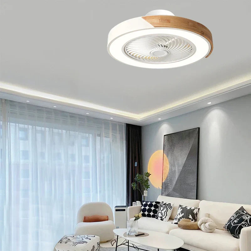 Stropní ventilátor - tichá LED osvětlení s ventilátorem a dálkovým ovládáním