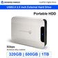 Disque dur externe portable en métal USB 3.0 (5 Gbps, 320 Go-1 TB, pour PC/Mac/PS4/PS5)