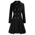 Grace - Damefrakke | Stilfuld A-line peacoat i uld