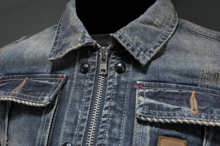 Antoine - veste en jean rétro pour le style vintage