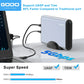 GODO USB 3.0 aluminiumskabinet til ekstern harddisk (op til 18 TB, 2,5"/3,5" SATA HDD/SSD)