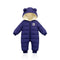 Roupa de inverno quente e aconchegante para bebês com orelhas