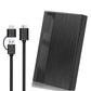 Disque dur externe portable 1 To, extension de stockage USB 3.0/USB-C pour PC, Mac et gaming