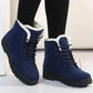 Bottes d'hiver pour femmes doublées en polaire - Bottines chaudes avec fermeture à lacets