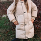 Jaqueta parka de inverno quente para crianças