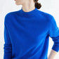 Pullover med rund hals og enkel pasform til damer