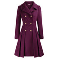 Grace - Damefrakke | Stilfuld A-line peacoat i uld