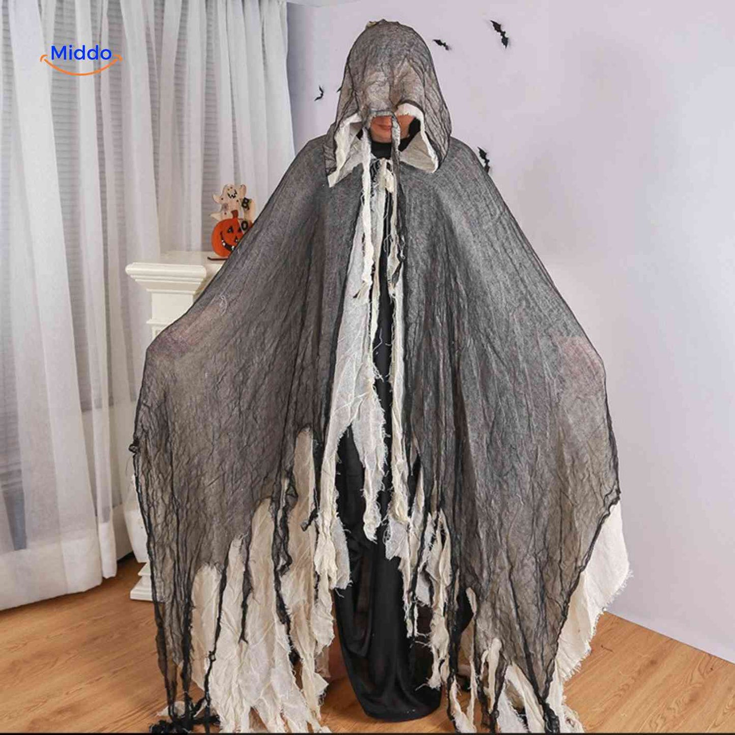 ShadowReap-kappe | Halloween kostým, lehký a děsivý