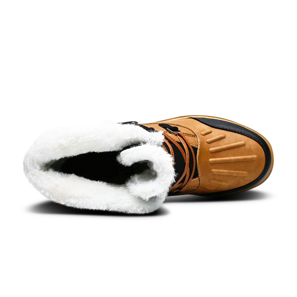 Botas de invierno para hombre – Botas de nieve cálidamente forradas con suela antideslizante