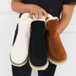 Botas de inverno superconfortáveis e quentes para mulheres - antiderrapantes e com forro macio