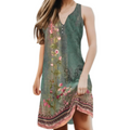 Sleeveless summer dress for women | Mini