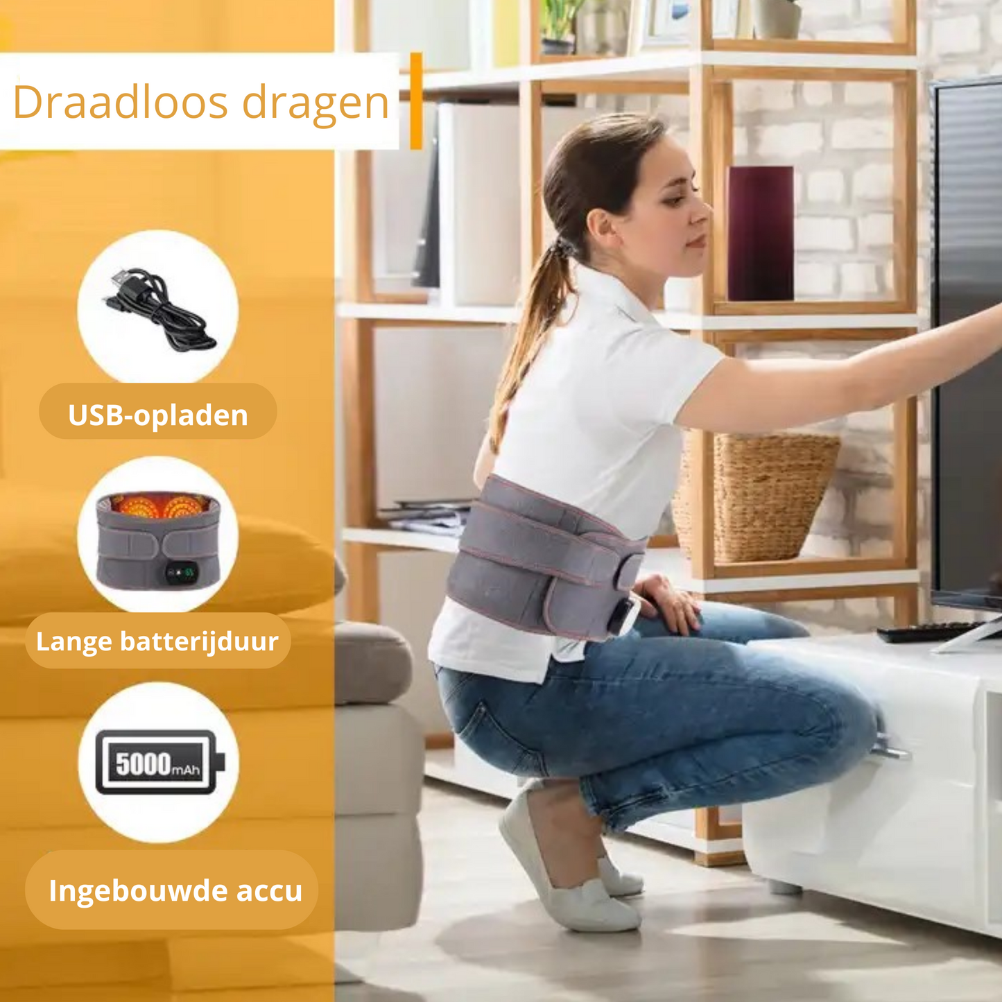 Infrarød varme - nedre del af ryggen
