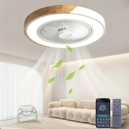 Stropní ventilátor - tichá LED osvětlení s ventilátorem a dálkovým ovládáním