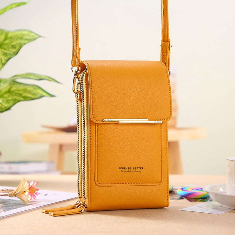 Ella | Premium skuldertaske med knap