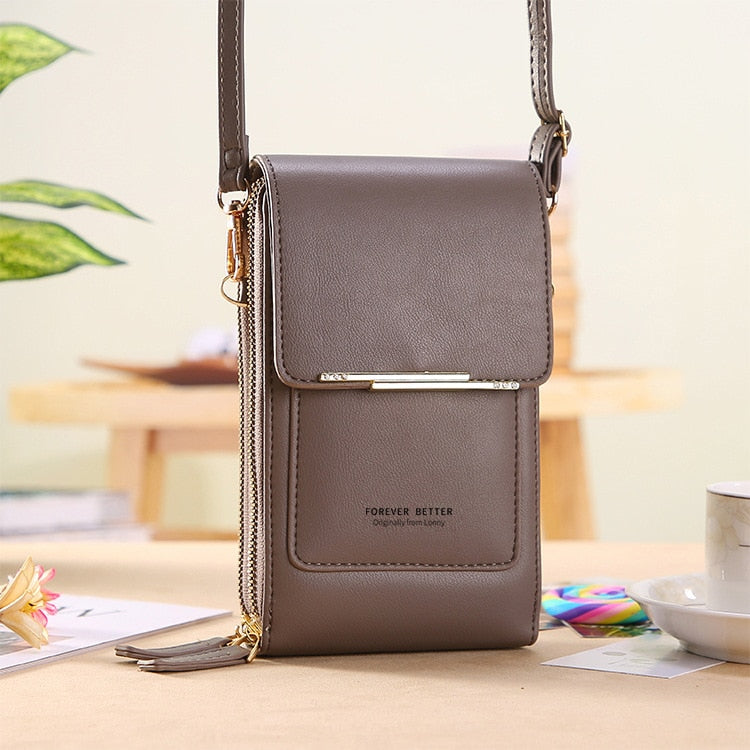 Ella | Premium skuldertaske med knap