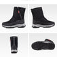 Botas de invierno para mujer con cremallera lateral – botas de nieve impermeables, antideslizantes y duraderas con forro cálido
