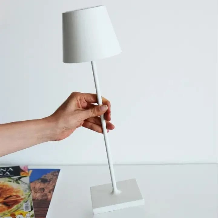 Alexa-enabled waterproof LED table lamp - minimalist design and voice control 