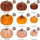 PumpkinPatch | 12 dovleci de catifea artificiali – decorațiuni de toamnă din spumă și decorațiuni de masă pentru Halloween