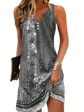 Sleeveless summer dress for women | Mini