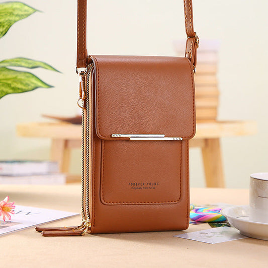 Ella | Premium skuldertaske med knap