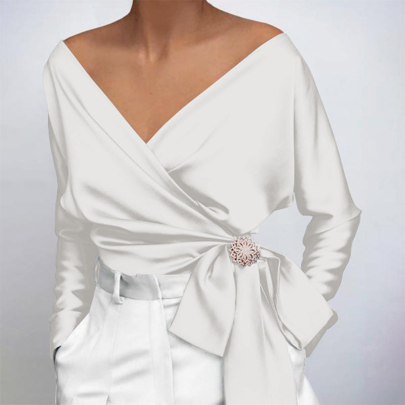 Davina | hedvábná halenka pro ženy | Luxusní, elegantní a všestranná