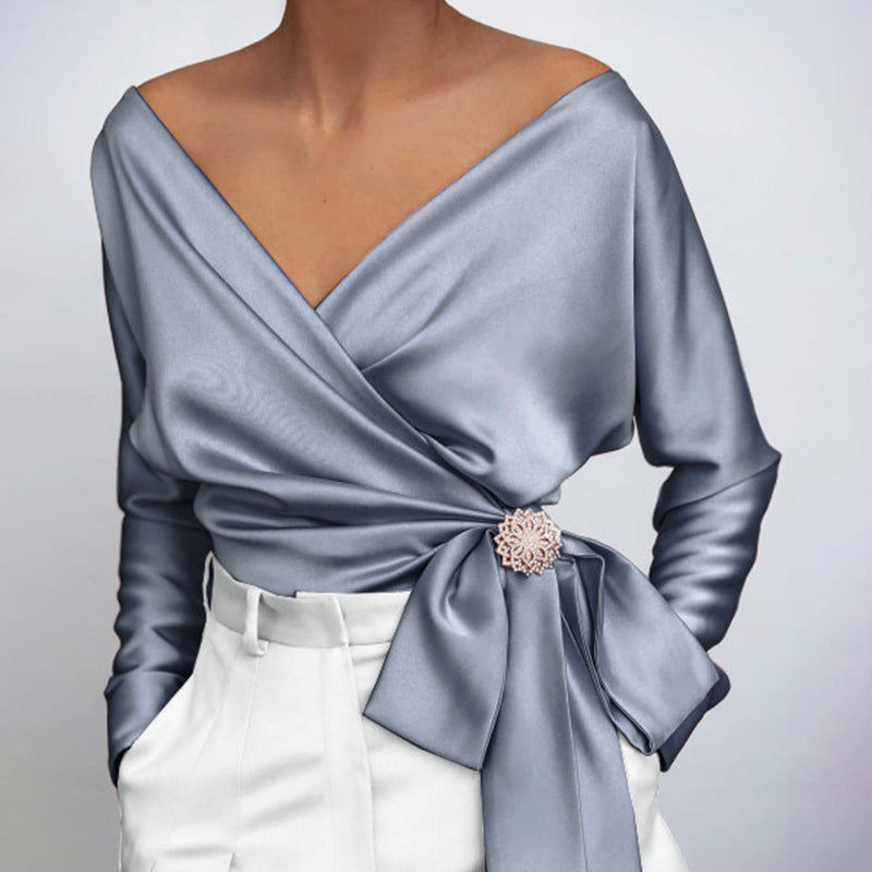 Davina | hedvábná halenka pro ženy | Luxusní, elegantní a všestranná