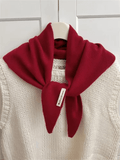 CosyWrap - triangular wool scarf for women as a head scarf or warm cape