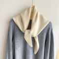 CosyWrap - triangular wool scarf for women as a head scarf or warm cape