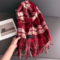 WarmElegance - Bufanda de diseño otoño/invierno en suave cachemira con aspecto de pashmina