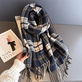 WarmElegance - Bufanda de diseño otoño/invierno en suave cachemira con aspecto de pashmina