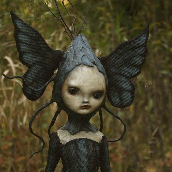 MysticWitch | Sculpturi de vrăjitoare înfricoșătoare - artă întunecată, bizară, decorațiuni de Halloween, decorare gotică pentru locuință