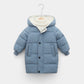 Jaqueta parka de inverno quente para crianças
