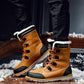 Botas de invierno para hombre – Botas de nieve cálidamente forradas con suela antideslizante