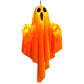 Halloween - svítící bílé duch - LED závěsná dekorace s světelnými řetězy