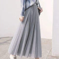 Knit skirt in autumn style