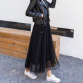 Knit skirt in autumn style