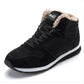 Chaussures d'hiver chaudes et décontractées pour hommes - Baskets hautes avec doublure en fourrure