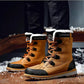 Botas de invierno para hombre – Botas de nieve cálidamente forradas con suela antideslizante