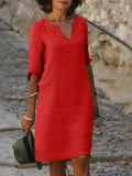 Josette | Elegant kjole med V-hals