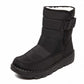 Botas de neve impermeáveis e à prova de vento para mulheres - botas de inverno quentes para neve e chuva